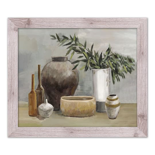 Warm Blues Still Western Framed Print